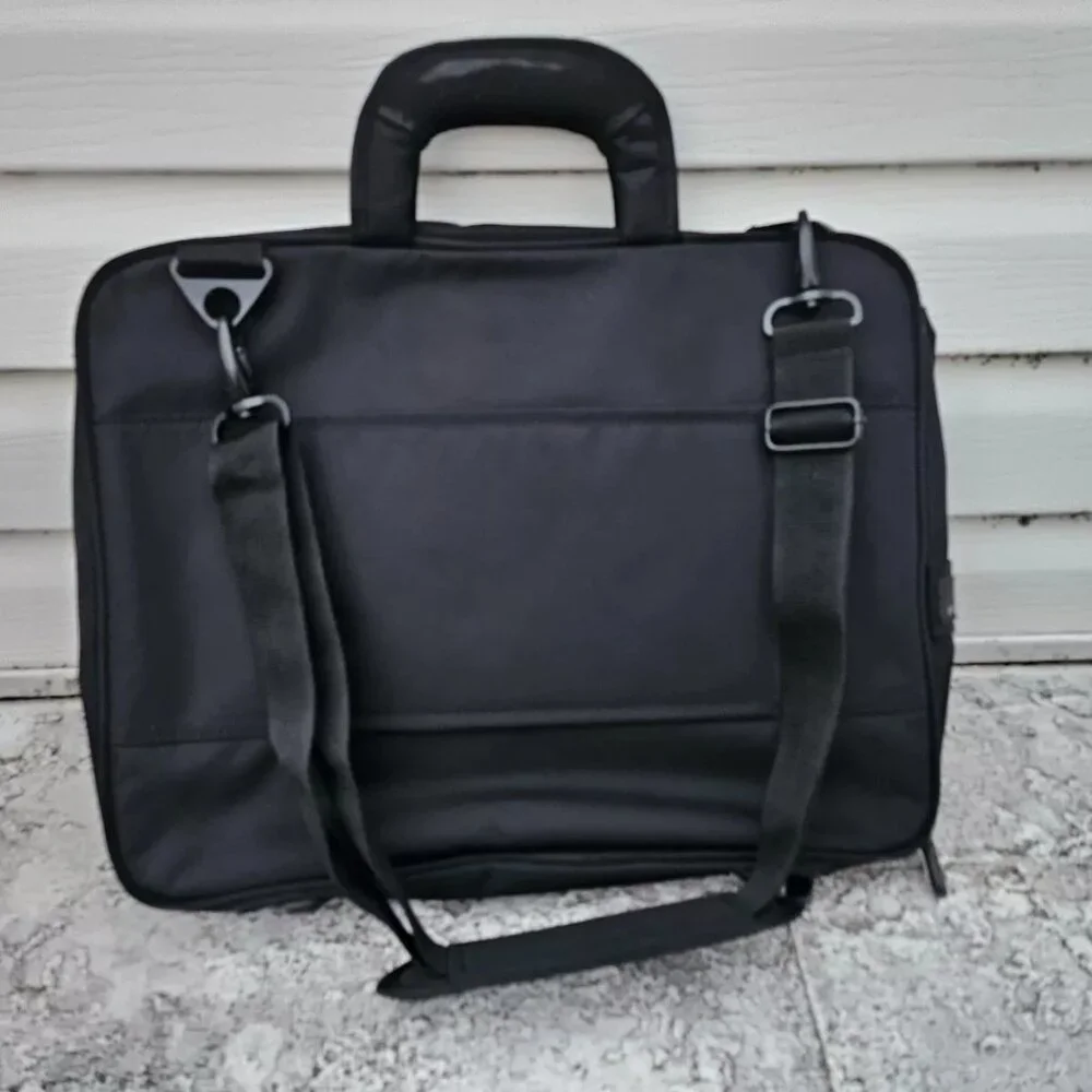 Eco Style Laptop Bag Black Carrying Case for Laptop Case only